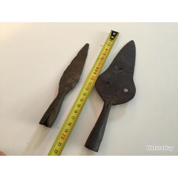 Lot de 2 pointes de javeline