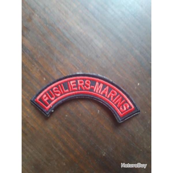 INSIGNE TISSU DES FUSILIERS MARINS