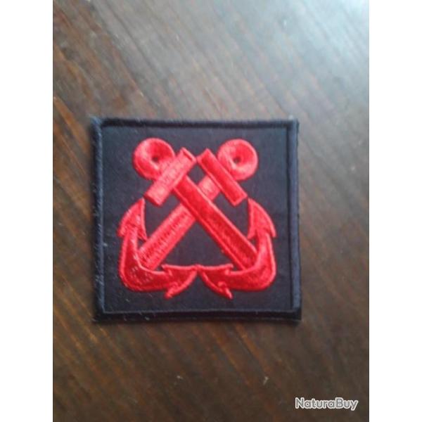 INSIGNE TISSU ANCRES CROIS�ES FUSILIERS MARINS