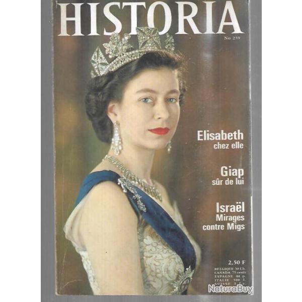 historia 259 �lisabeth II chez elle, giap, mirages contre mig, paul VI, la commune , n�ron, corse,