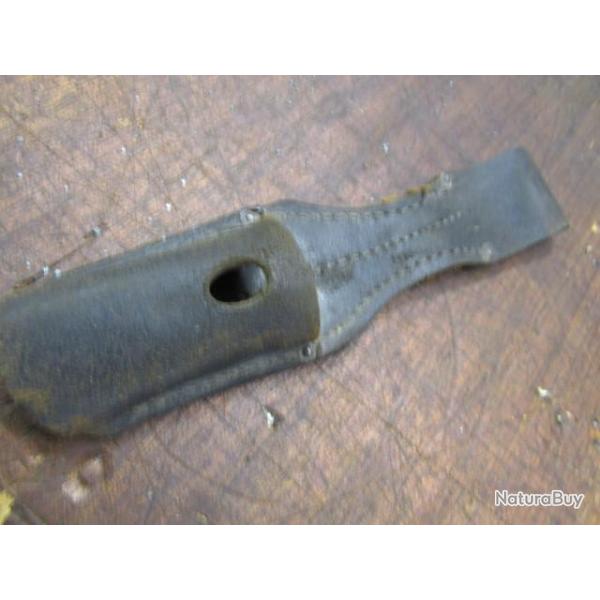 gousset porte baionnette 98k allemande beau marquage fab KVZ 1943 seconde guerre mauser 98k ww2 cuir