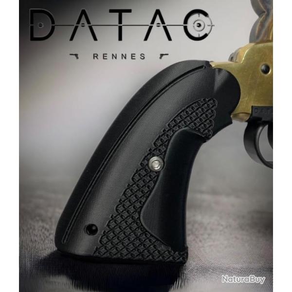 Plaquettes ergonomiques Black Match ABS pour Remington 1858 Pietta.