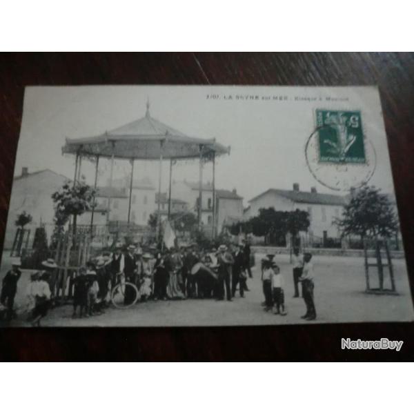 CP  dpt  83  LA SEYNE SUR MER  KIOSQUE A MUSIQUE