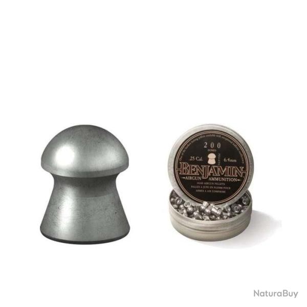 Plombs Crosman Benjamin Domed 27.9 g - Cal. 6.35 - Par 3