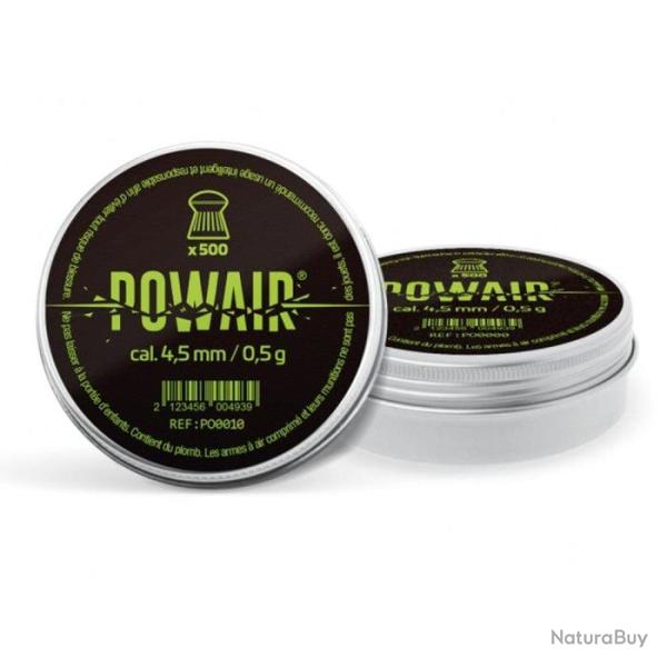 Plombs Powair Ronds domed par 500 - Cal. 4.5 - Par 5