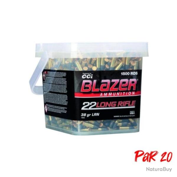 Balles CCI Blazer Plomb Round nose - 22LR / 1500 / Par 20