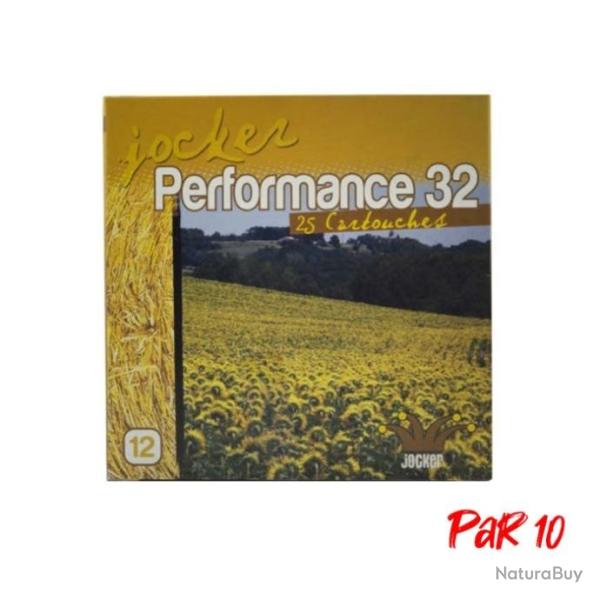 Bo�te de 25 Cartouches Performance 32 BJ Cal. 12 67 Par 10