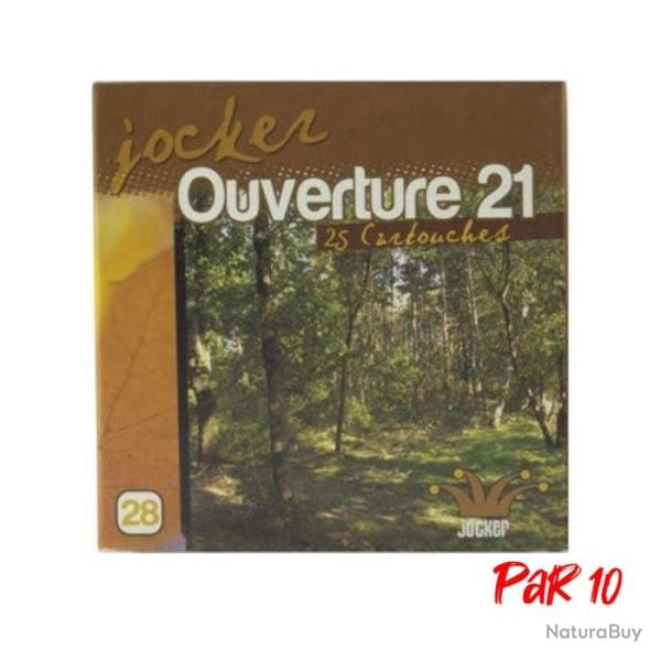 Bo�te de 25 Cartouches Jocker Ouverture 21 BG Cal. 28 70 08 Par 10