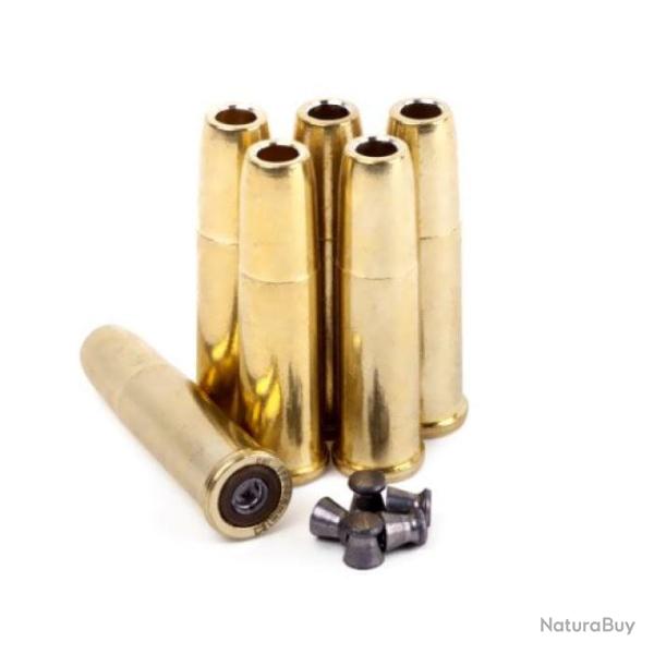 Douilles de plombs Crosman pour Revolver - Cal. 4.5 - Par 3