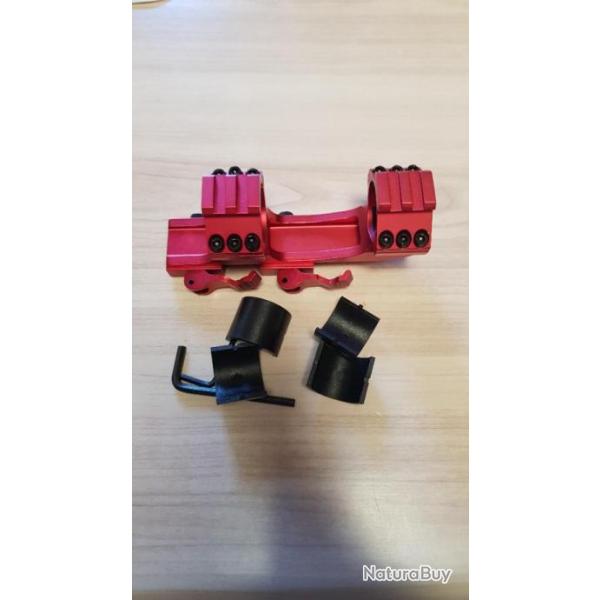 Monobloc depote 30 et 25.4 en montage rapide rouge