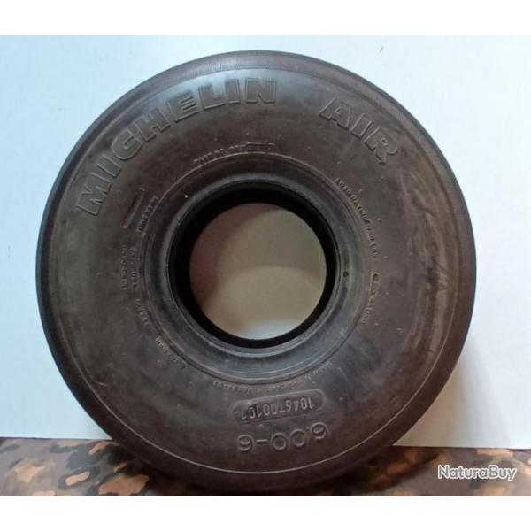pneu avion l�ger MICHELIN AIR 6.00 X 16   AVIATION AIRPLANE AVIATOR FLYING LUFT  diam�tre 43 cms