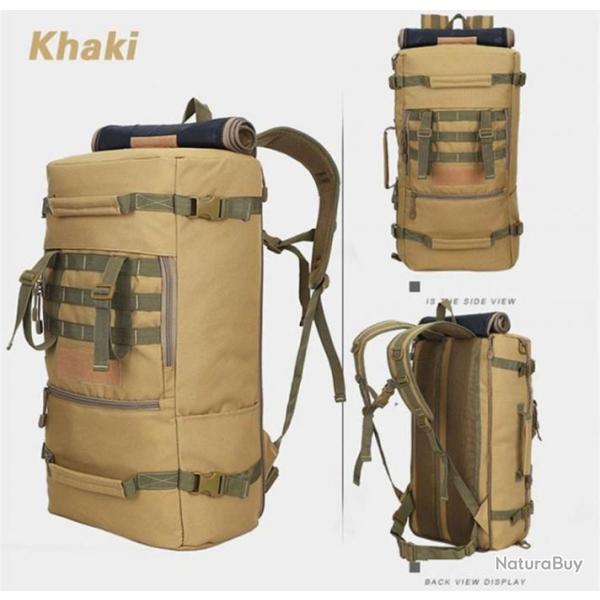 Sac � Dos Tactique 50L Haute Qualit� Camping Trek Randonn�e Voyage �tanche Multifonctions Pratique