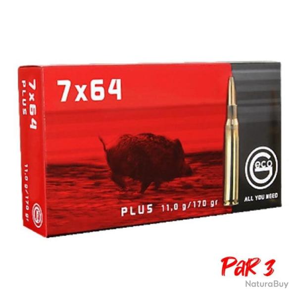 Balles Geco Plus - Cal. 7x64 - 7x64 / Par 3