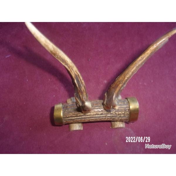 porte crayon bois de chevreuil et cerf