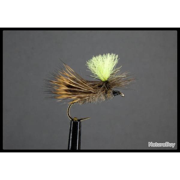 PECHE MOUCHE - TABANAS TAVANAS POST JAUNE FLUO H12 PAR 3