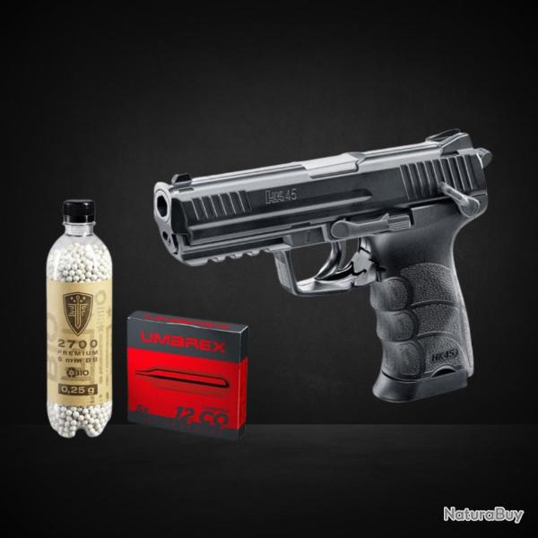 Pack HK45 - NBB - Co2 - Umarex