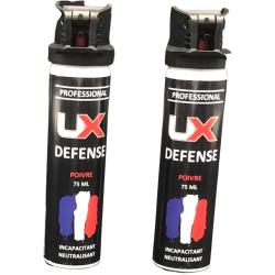 2X Bombe de d&eacute;fense Umarex Defense Gel Poivre 75 ml