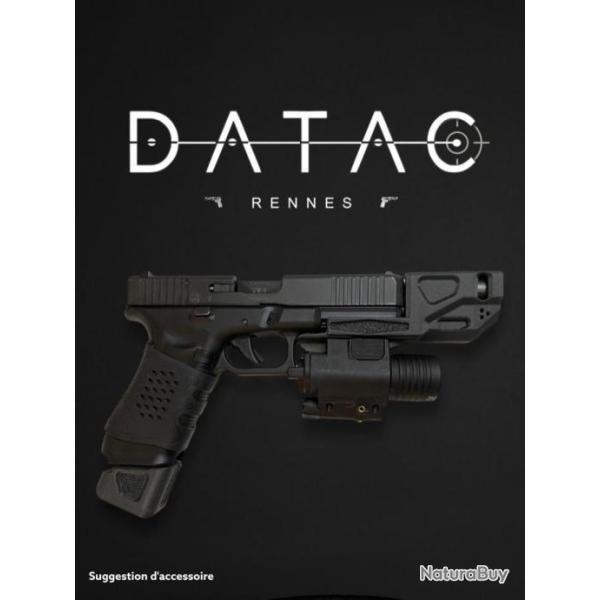 Kit CUSTOM  D.A.T.A.C � Nylon carbone pour Glock 17gen5 CAL. 9 MM PAK