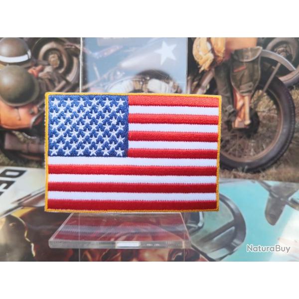 Patch brod Dapeau US - Hauteur : 55 mm Largeur : 80 mm