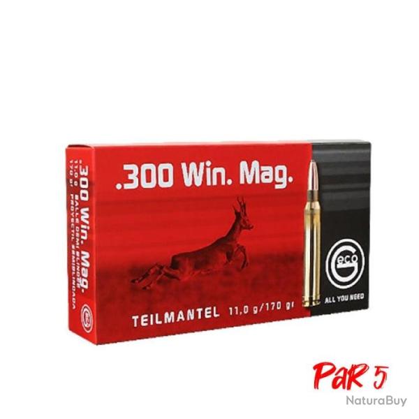 Balles Geco TM Demi-blind�e - Cal. 300 Win. Mag. - Par 5