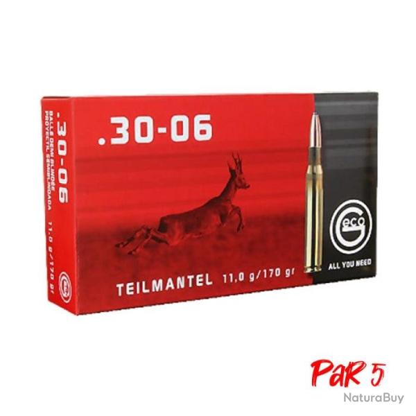 Balles Geco TM Demi-blind�e - Cal. 30-06 Springfield 30-06 / Par 1 - 30-06 / Par 5