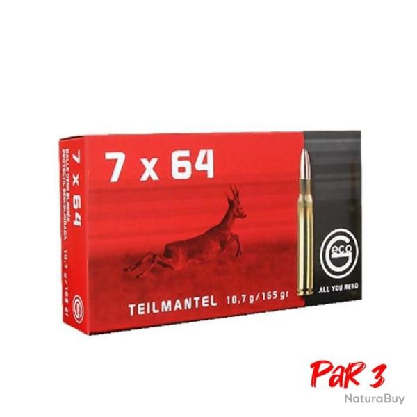 Balles Geco TM Demi-blind�e - Cal. 7x64 7x64 / Par 1 - 7x64 / Par 3