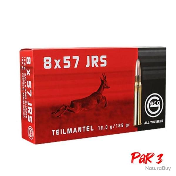 Balles Geco TM Demi-blind�e - Cal. 8x57 JRS - 8x57 JRS / Par 3