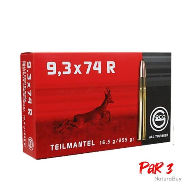 Balles Geco TM Demi-blind�e - Cal. 9.3x74R - 9.3x74R / Par 3