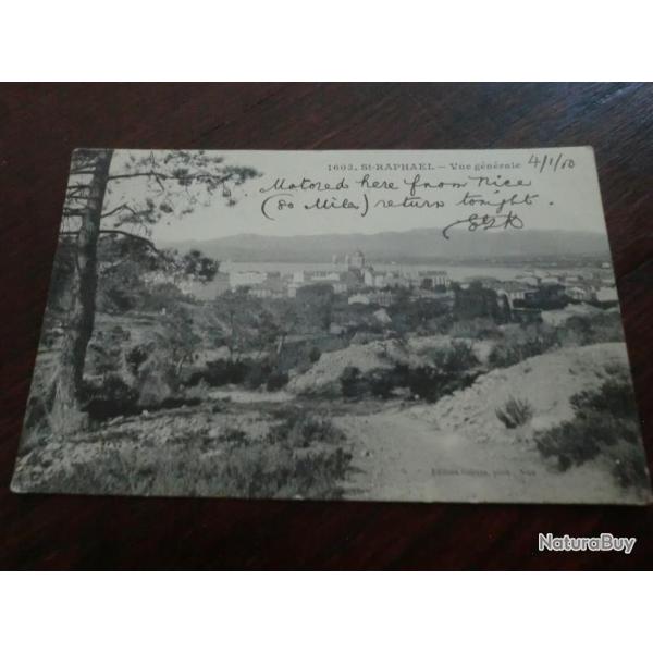 CP  dpt  83  ST RAPHAEL  VUE GENERALE