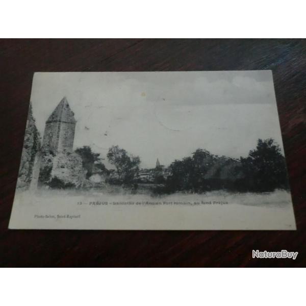 CP  dpt  83  FREJUS LANTERNE DE L ANCIEN PORT ROMAIN