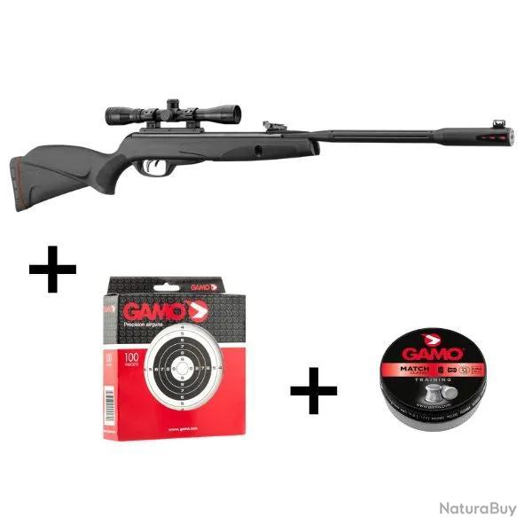 Pack Carabine Gamo Black Fusion IGT 29 Joules Avec Lunette