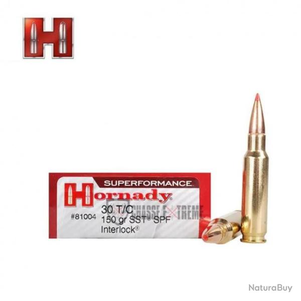 20 Munitions HORNADY Spf 30 Tc 150 Gr Sst