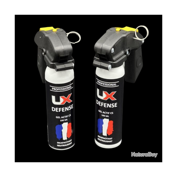 2X Bombe gel CS Umarex Poign�e Pro 100 ml avec goupille