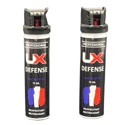PACK DE 2X BOMBE UX 75ML GAZ CS CAPOT CLAPET