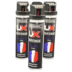 PACK DE 3X BOMBE UX 75ML GAZ CS CAPOT CLAPET