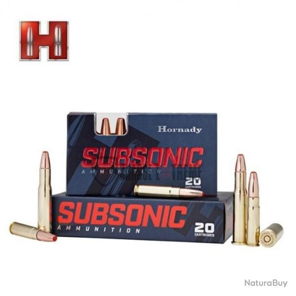 20 Munitions HORNADY International Cal 350 Legend 250 Gr SUB-X