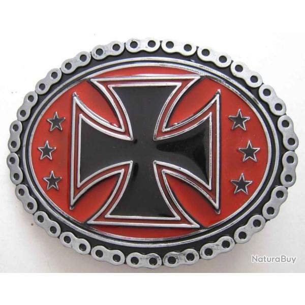 BOUCLE DE CEINTURE CELTIQUE  IRON CROSS - Ref.66