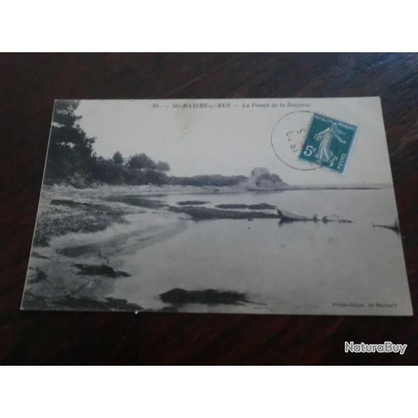 CP  dpt  83  SAINTE MAXIME  LA POINTE DE LA BATTERIE