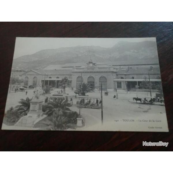 CP  dpt 83  TOULON LA COUR DE LA GARE