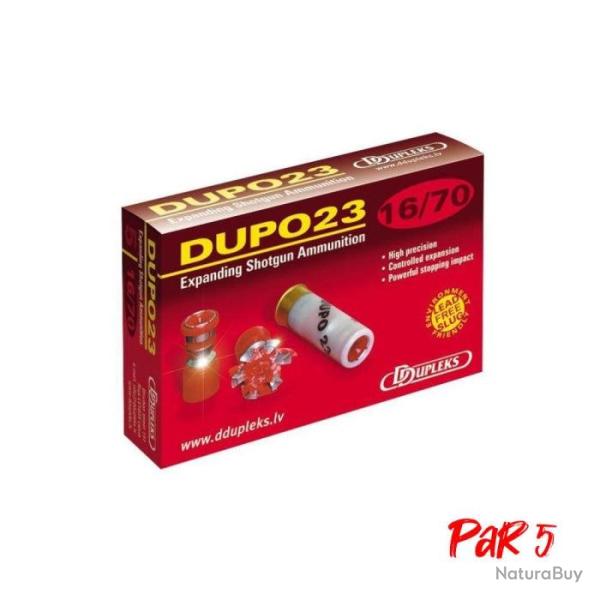 Balles Dupleks Dupo 23 - Cal. 16/70 Par 1 - Par 5