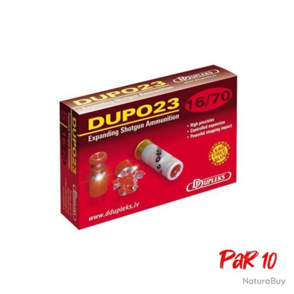 Balles Dupleks Dupo 23 - Cal. 16/70 Par 1 - Par 10