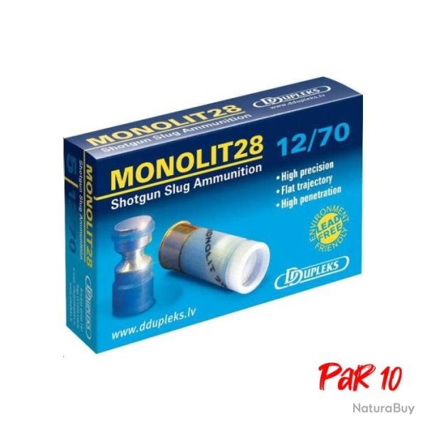 Balles Dupleks Monolit 28 - Cal. 12/70 Par 1 - Par 10