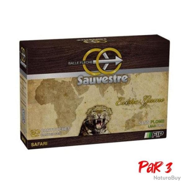 Balles Sauvestre FIP Safari Sans Plomb - Cal. 375 HH - 375 HH / Par 3