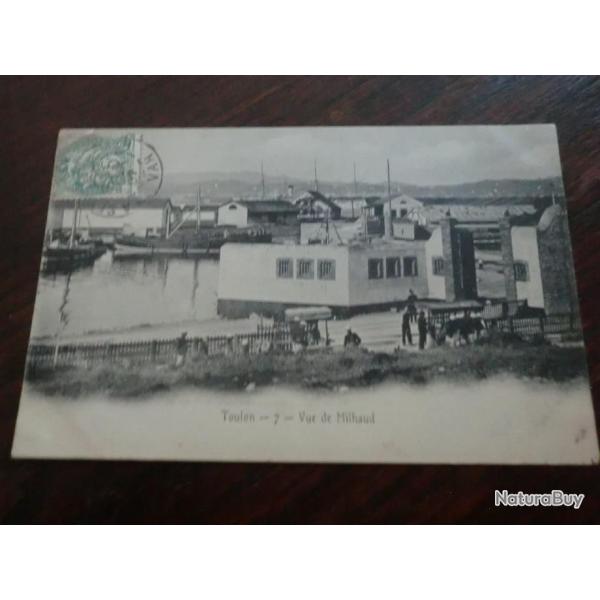 CP  dpt  83  TOULON VUE DU MILHAUD