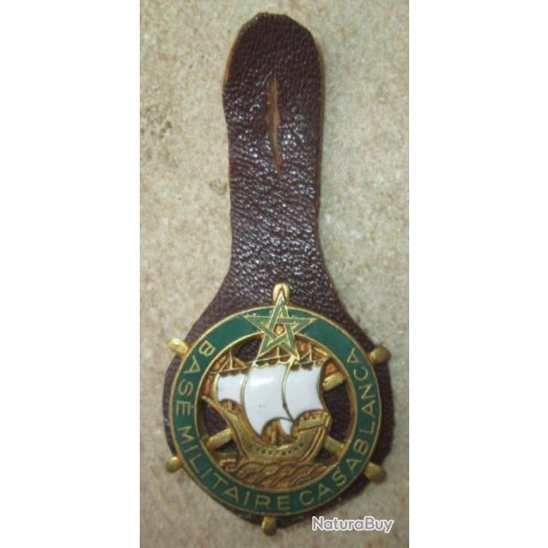 Base Militaire, CASABLANCA, �mail, vert fonc�