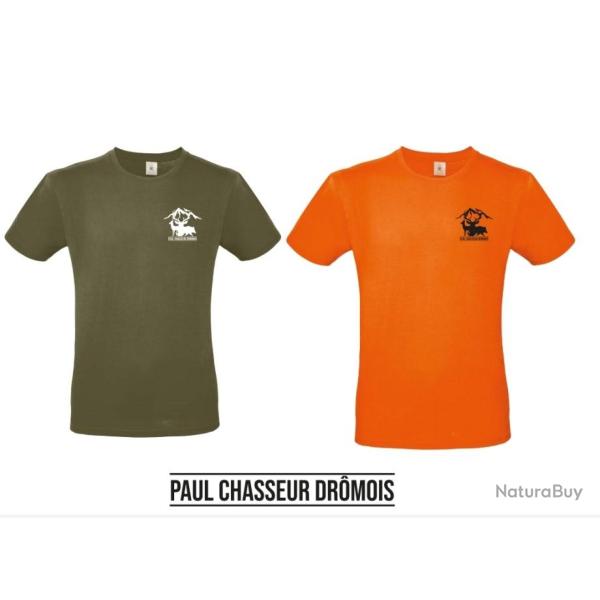 Tee-shirt ORANGE ou KAKI