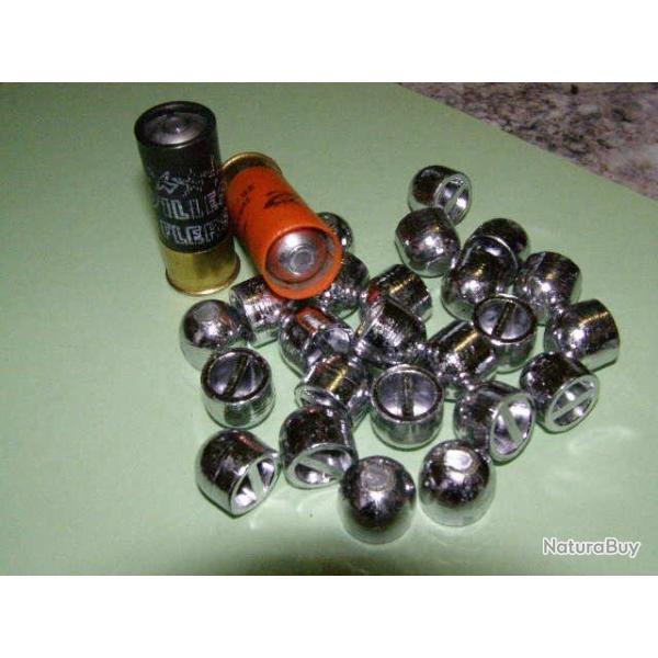BALLES COULEES CALIBRE 12 (SLUG)
