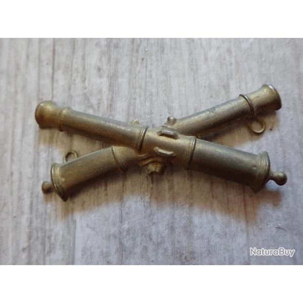 Insigne suisse pour coiffe - Shako - Canonnier - Original