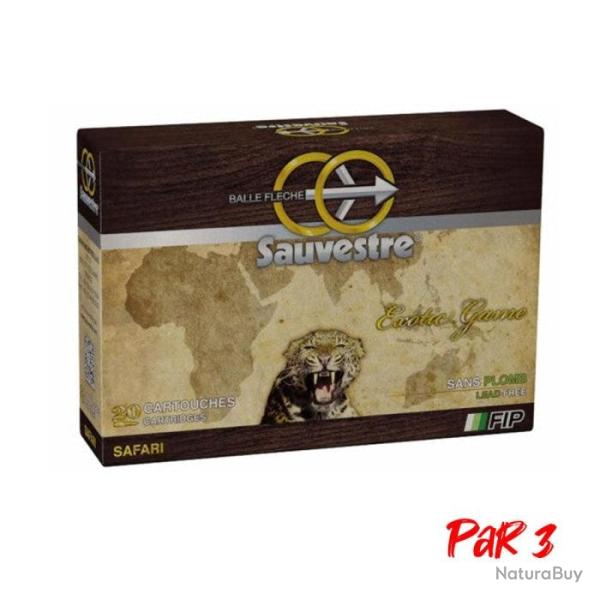 Balles Sauvestre Gibier africain FIP Safari - Cal.375 HH - 375 HH / Par 3