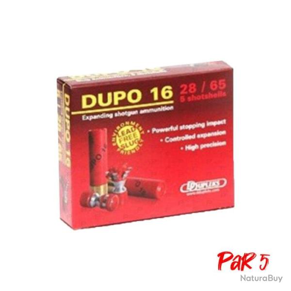 Balles Dupleks Dupo 16 - Cal. 28/65 Par 1 - Par 5
